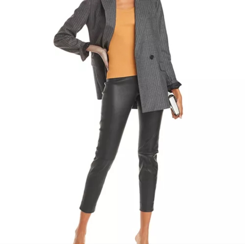NWT VINCE* Leather Leggings